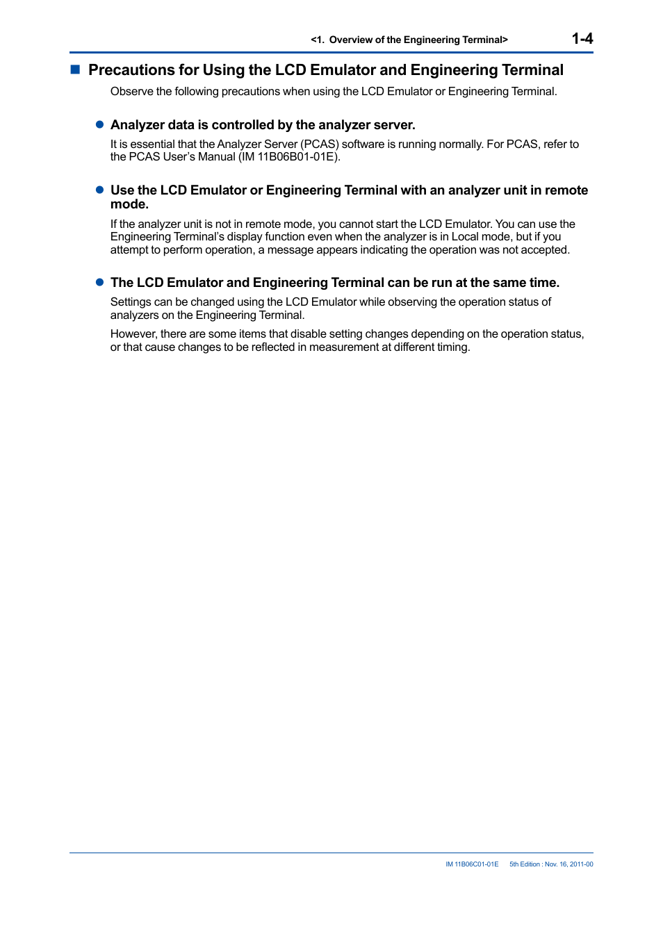 Yokogawa GC8000 Process Gas Chromatograph User Manual | Page 20 / 197
