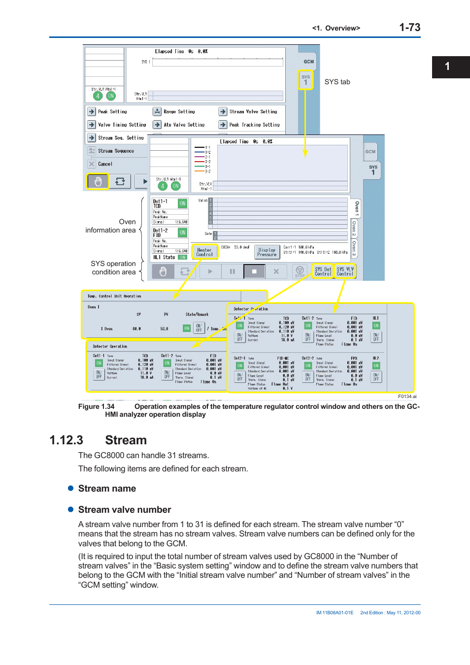 3 stream | Yokogawa GC8000 Process Gas Chromatograph User Manual | Page 100 / 537