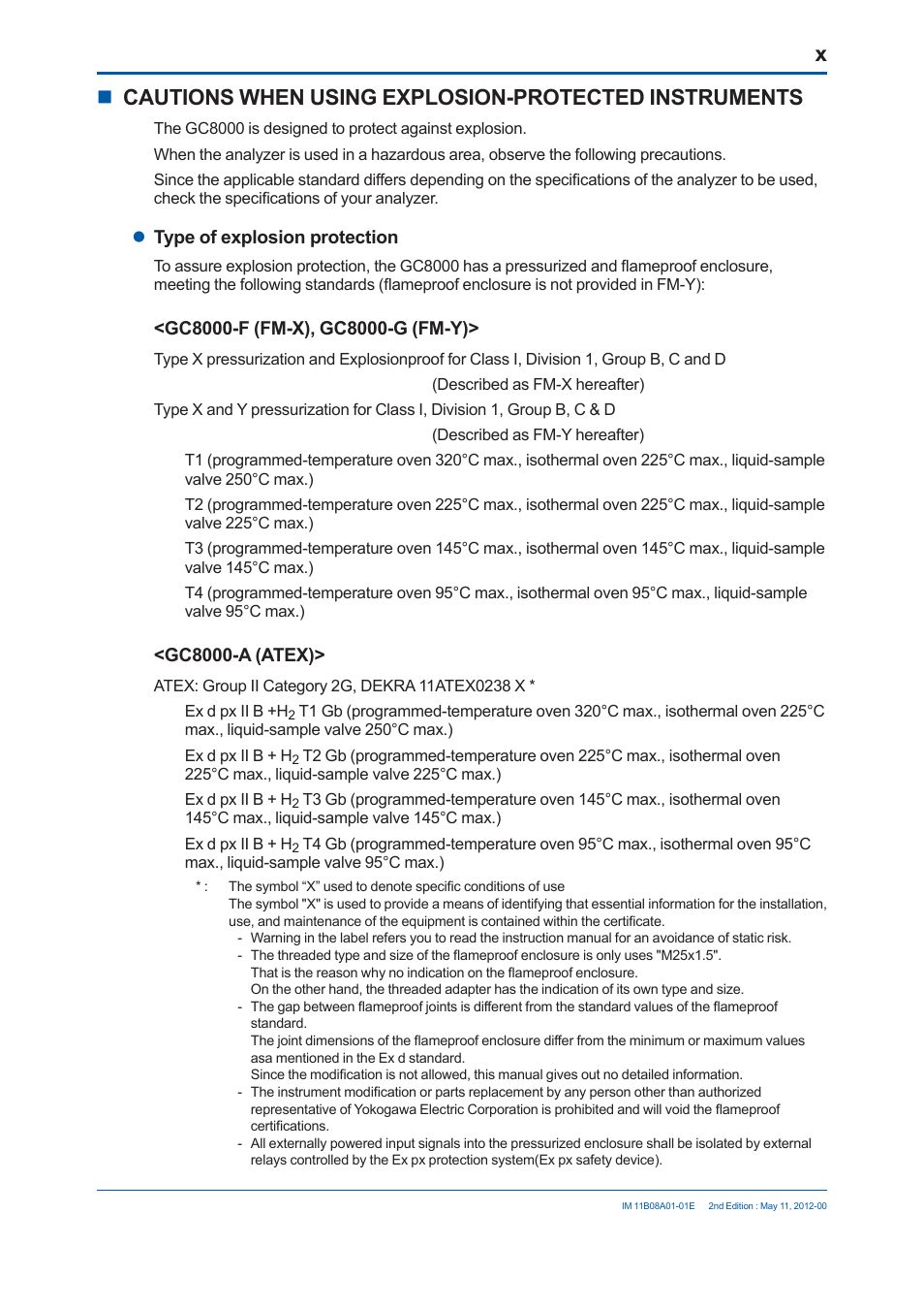 Yokogawa GC8000 Process Gas Chromatograph User Manual | Page 11 / 537