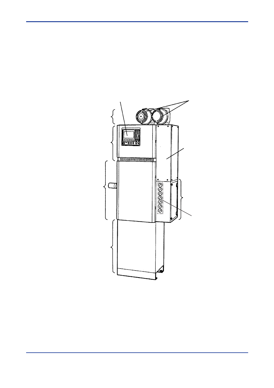 System configuration, 1 type and appearance, System configuration -1 | Type and appearance -1 | Yokogawa GC1000 Mark II Process Gas Chromatograph User Manual | Page 22 / 77
