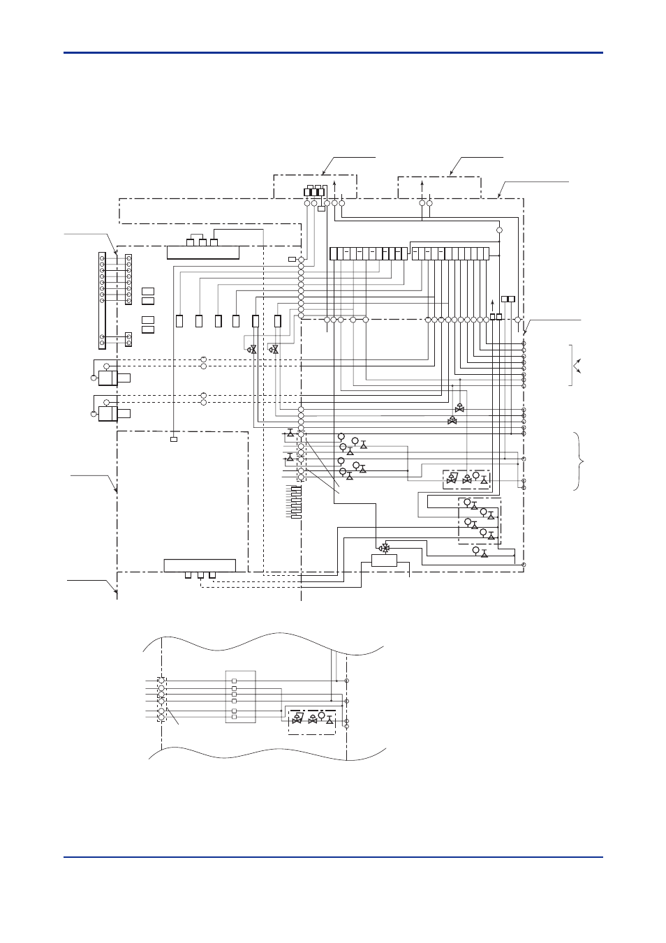 4 internal piping system diagram, Internal piping system diagram -7, Toc> <ind> <3. overview | Yokogawa GC1000 Mark II Process Gas Chromatograph User Manual | Page 28 / 77