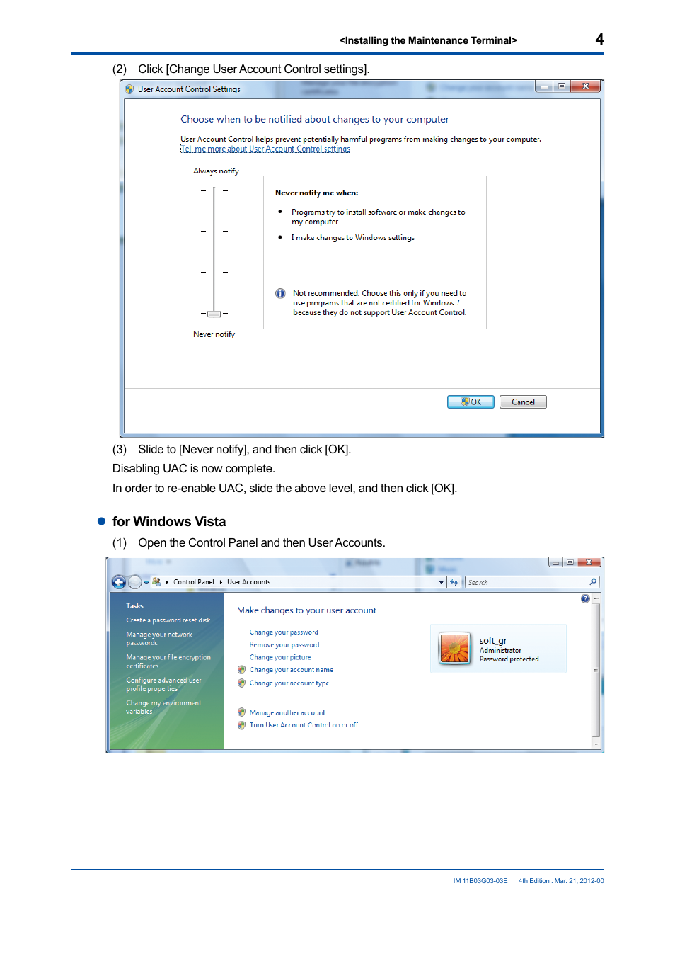 Lfor windows vista | Yokogawa GC1000 Mark II Process Gas Chromatograph User Manual | Page 11 / 105