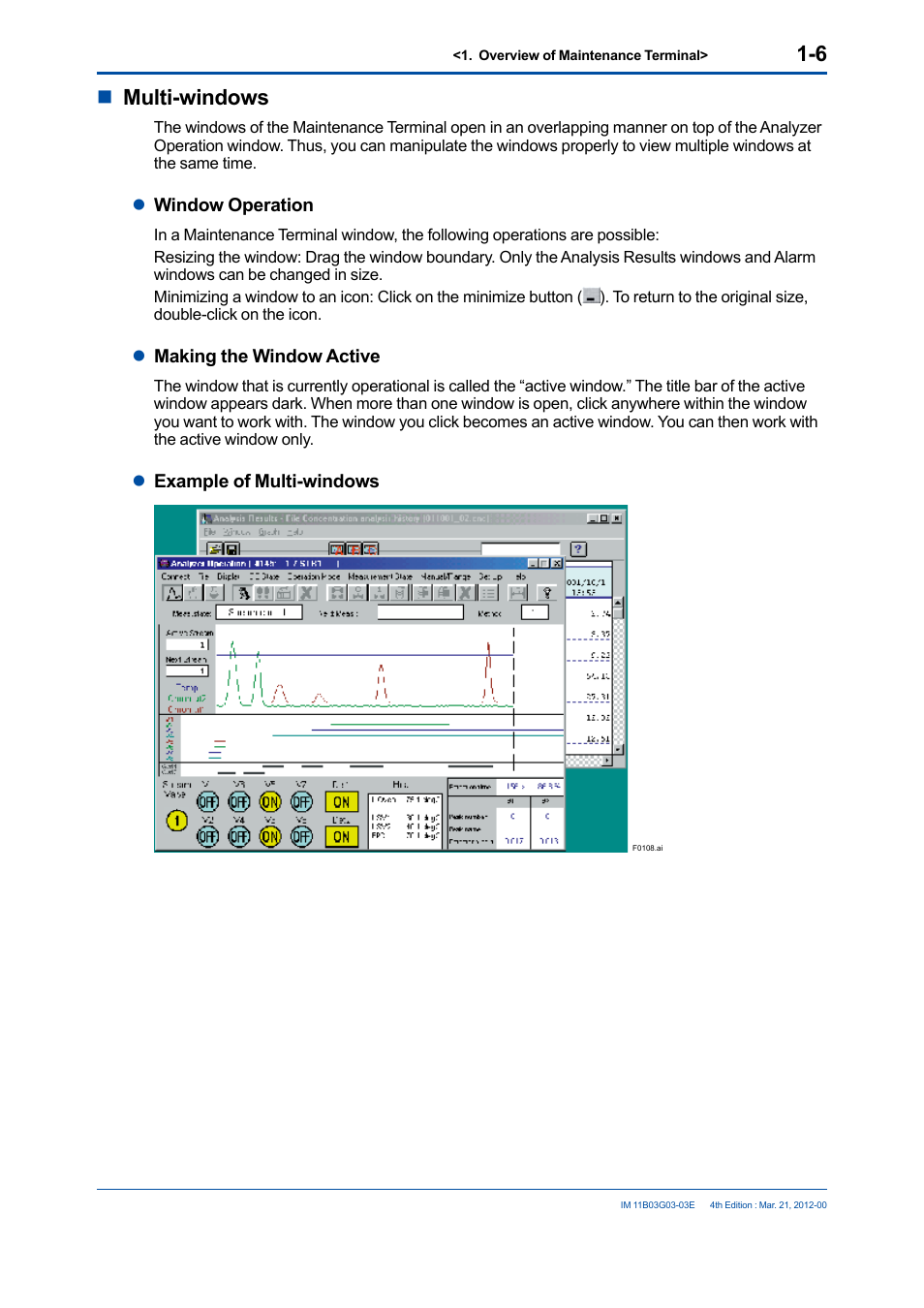 Nmulti-windows | Yokogawa GC1000 Mark II Process Gas Chromatograph User Manual | Page 25 / 105