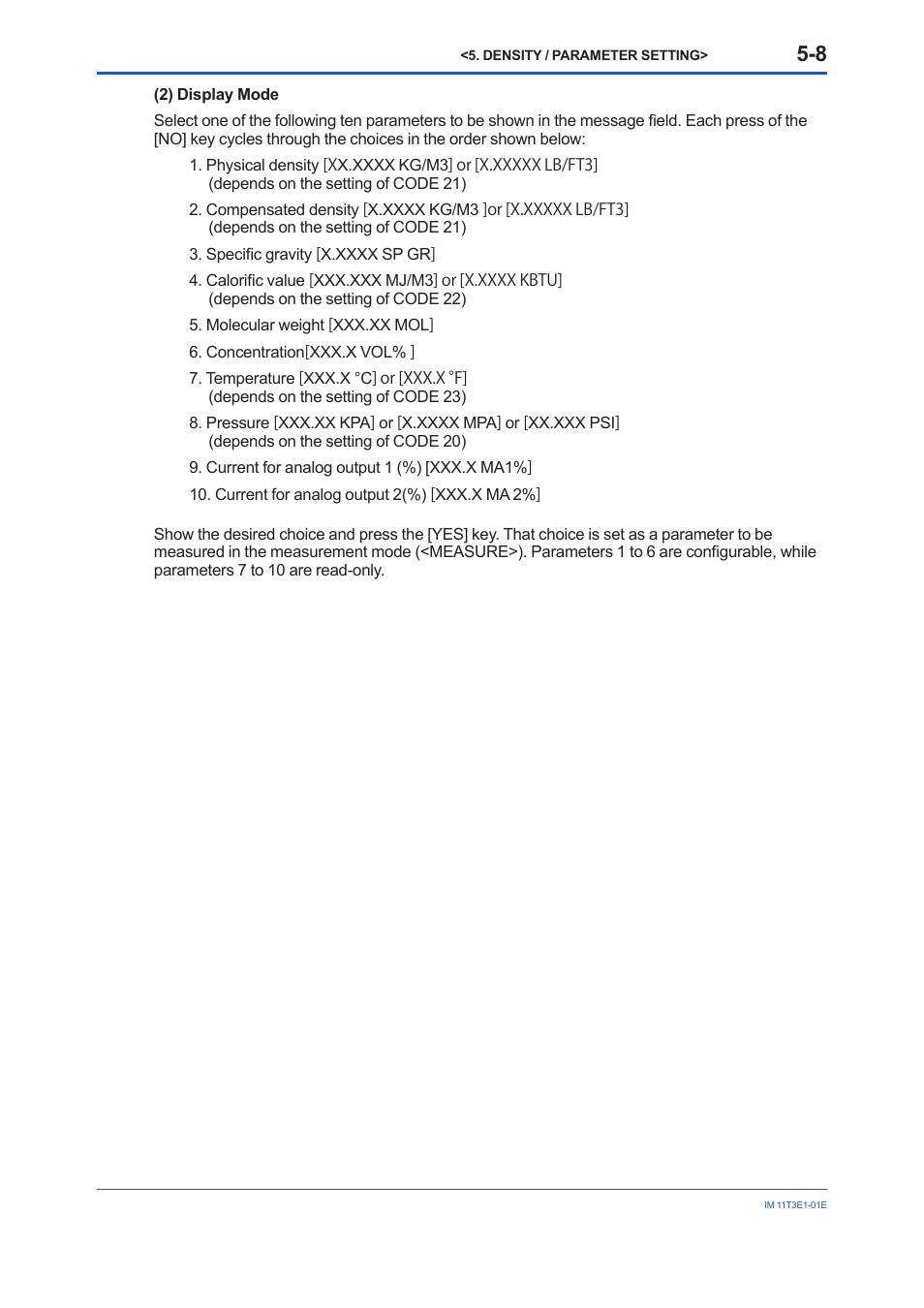 Yokogawa GD40 Gas Density Detector User Manual | Page 63 / 178