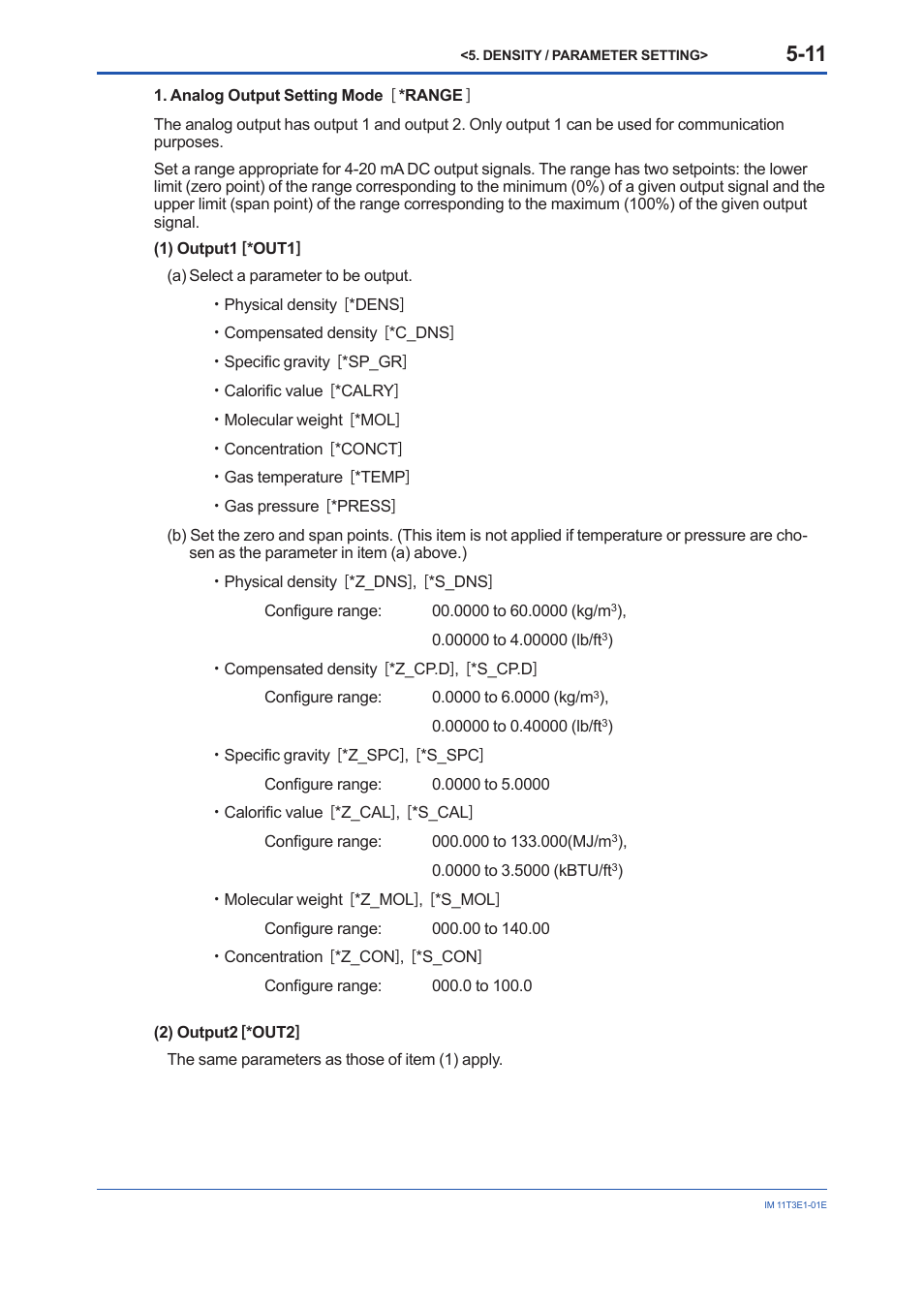 Yokogawa GD40 Gas Density Detector User Manual | Page 66 / 178