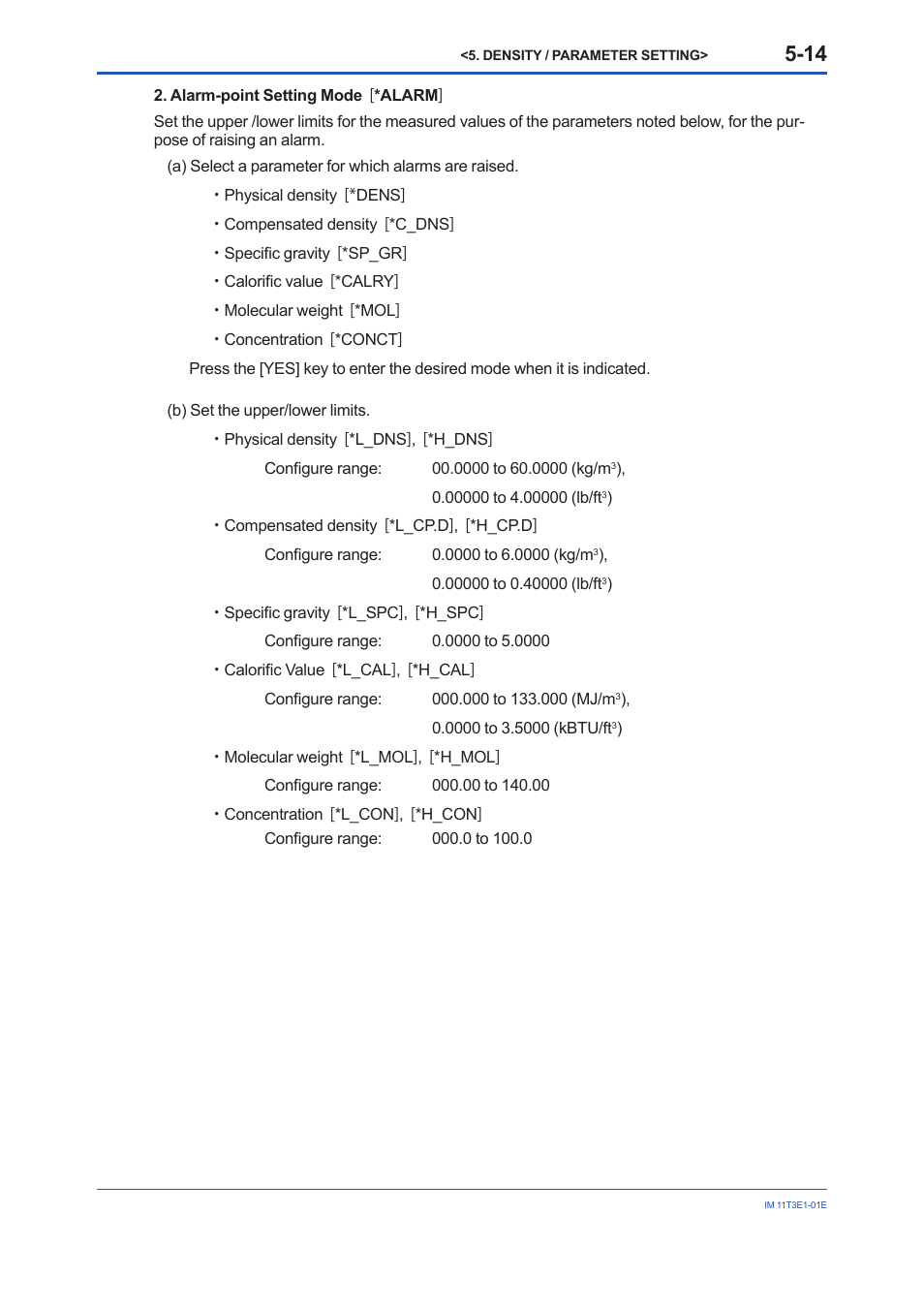 Yokogawa GD40 Gas Density Detector User Manual | Page 69 / 178