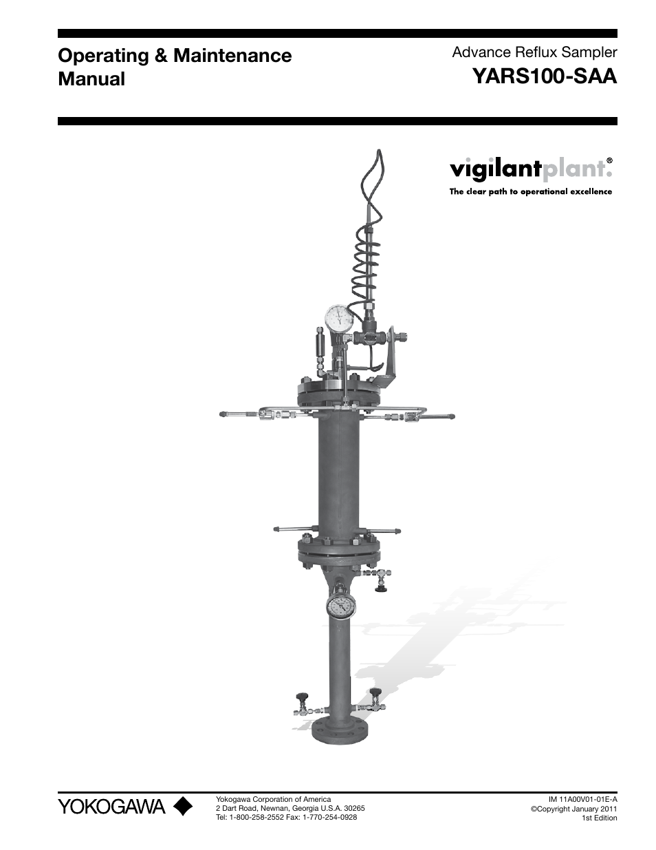 Yokogawa Advanced Reflux Sampler User Manual | 28 pages