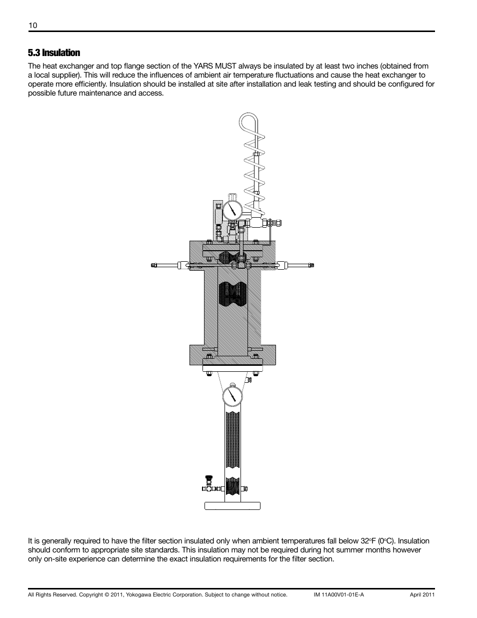 3 insulation | Yokogawa Advanced Reflux Sampler User Manual | Page 10 / 28
