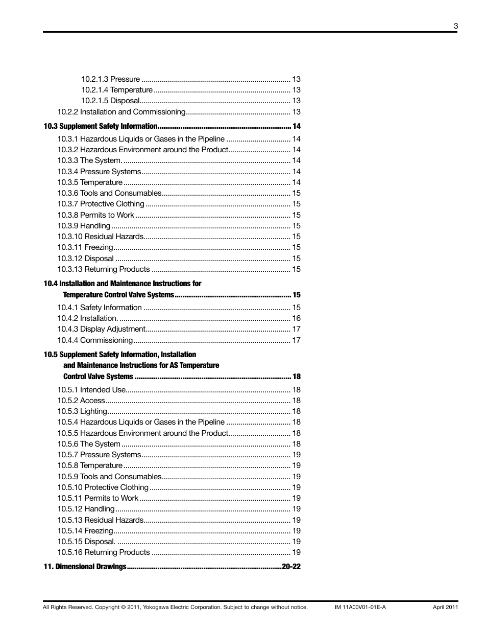 Yokogawa Advanced Reflux Sampler User Manual | Page 3 / 28
