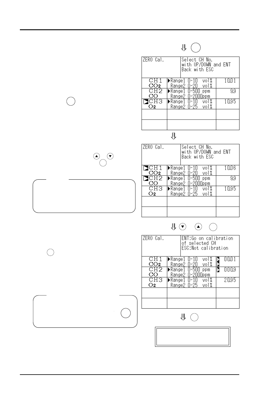 9 calibration, 1 zero calibration | Yokogawa IR200 User Manual | Page 67 / 101