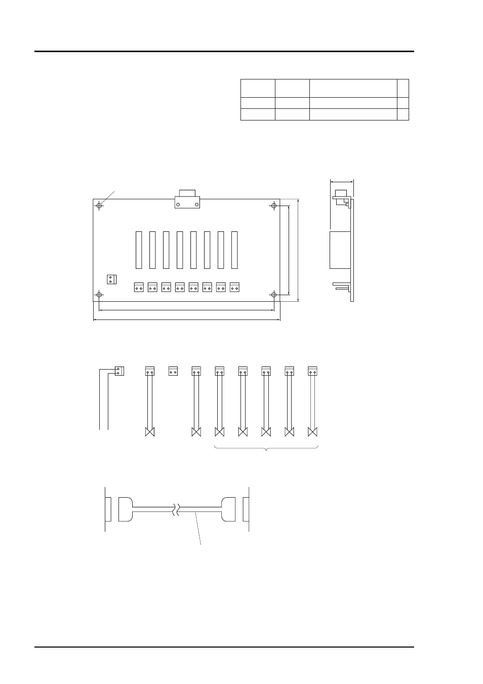 Dedicated relay board (option code: /r), External dimensions, Connections | Yokogawa IR400 User Manual | Page 109 / 114
