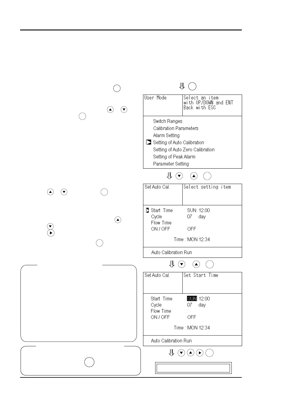 4 setting of auto calibration, 1 auto calibration | Yokogawa IR400 User Manual | Page 53 / 114