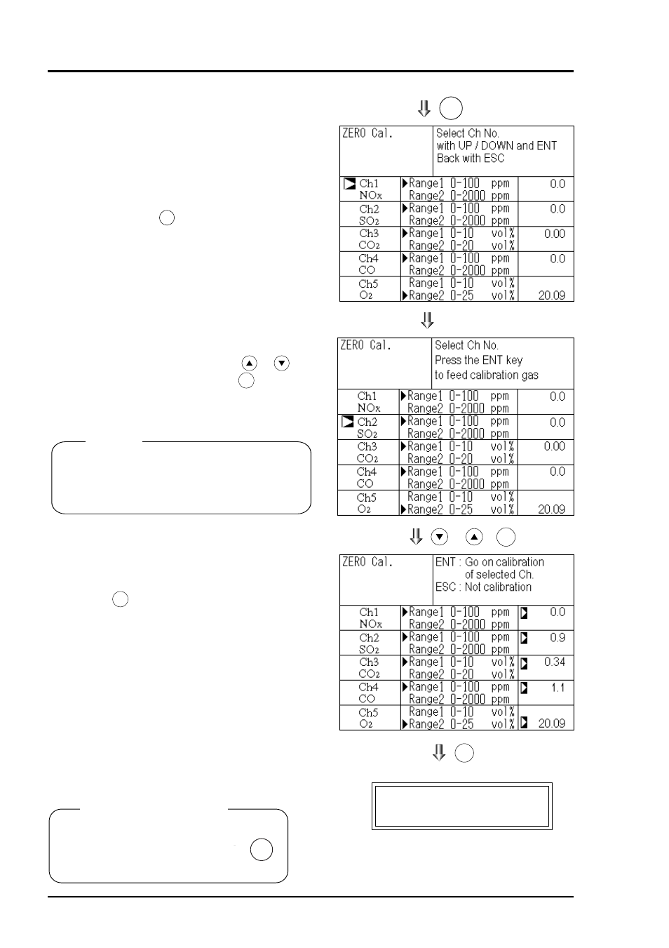 9 calibration, 1 zero calibration | Yokogawa IR400 User Manual | Page 79 / 114