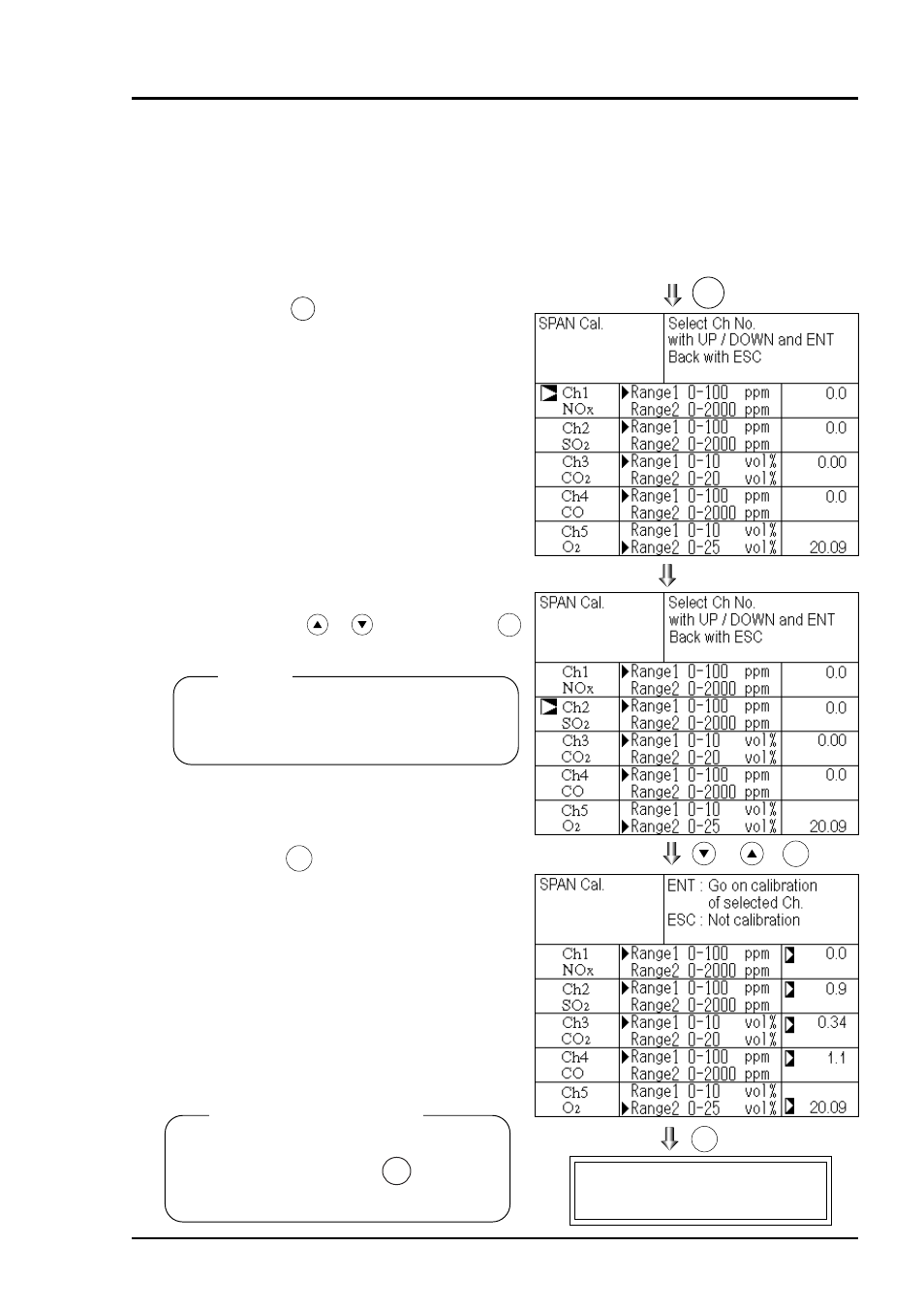 2 span calibration | Yokogawa IR400 User Manual | Page 80 / 114