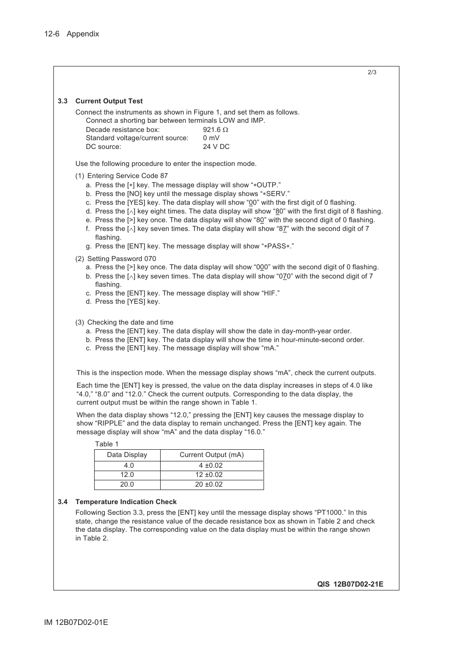 Yokogawa EXA PH202 2-Wire pH/ORP Analyzer User Manual | Page 118 / 138