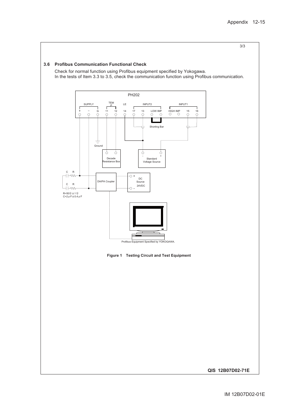 Yokogawa EXA PH202 2-Wire pH/ORP Analyzer User Manual | Page 127 / 138