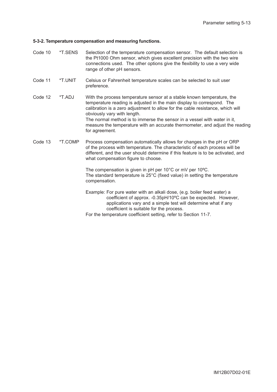 Yokogawa EXA PH202 2-Wire pH/ORP Analyzer User Manual | Page 137 / 138