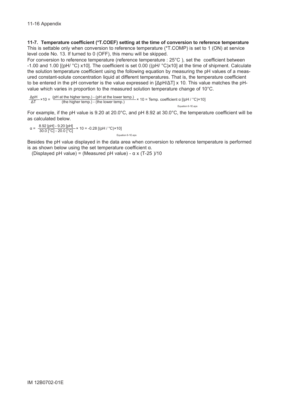 Yokogawa EXA PH202 2-Wire pH/ORP Analyzer User Manual | Page 138 / 138