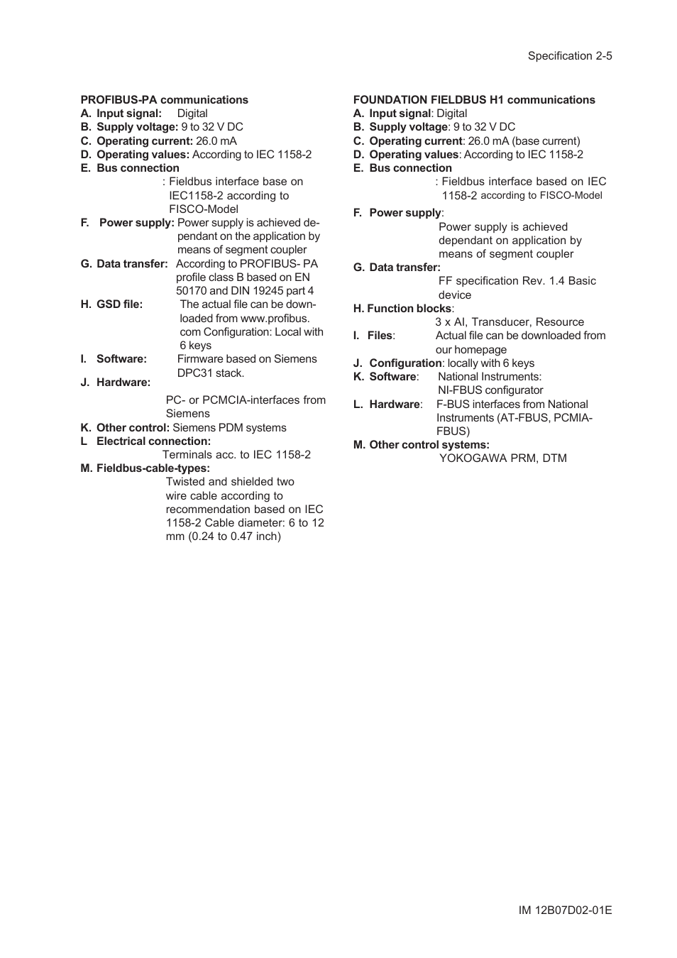 Yokogawa EXA PH202 2-Wire pH/ORP Analyzer User Manual | Page 18 / 138