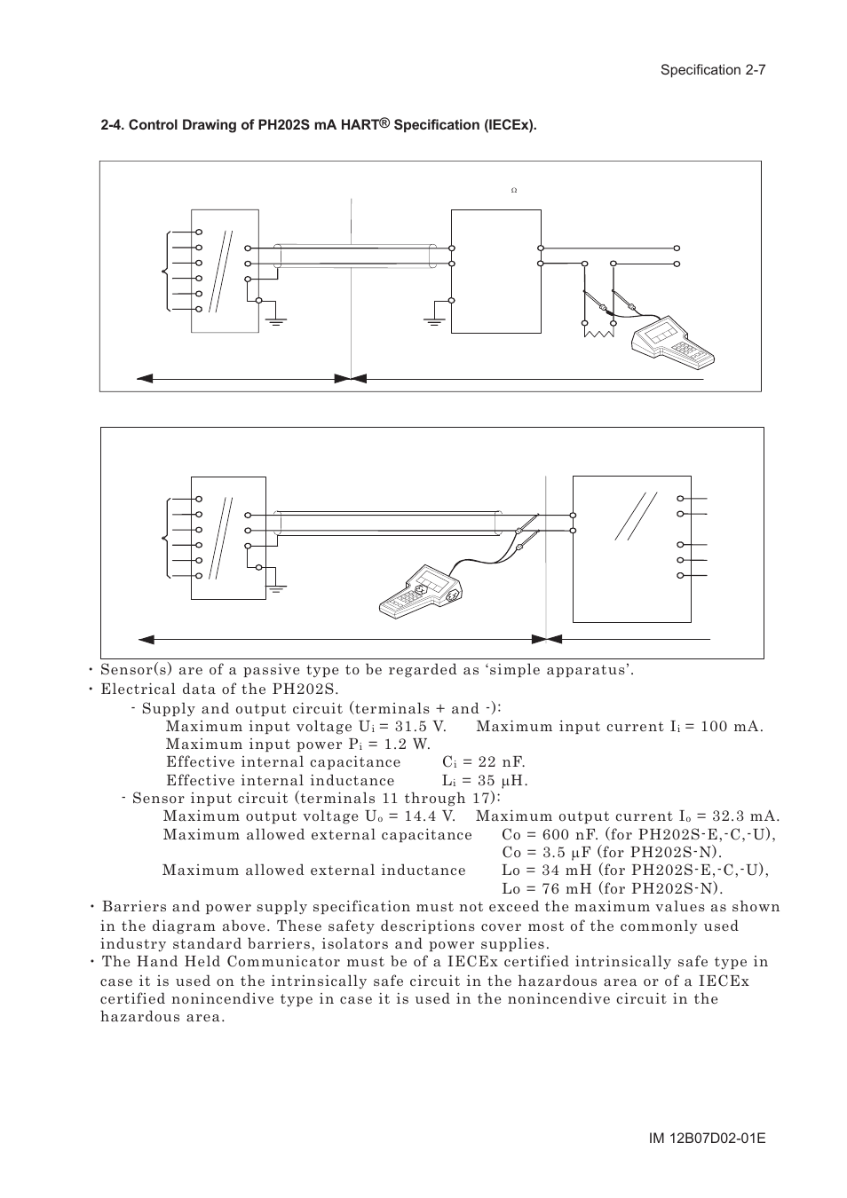 Yokogawa EXA PH202 2-Wire pH/ORP Analyzer User Manual | Page 20 / 138