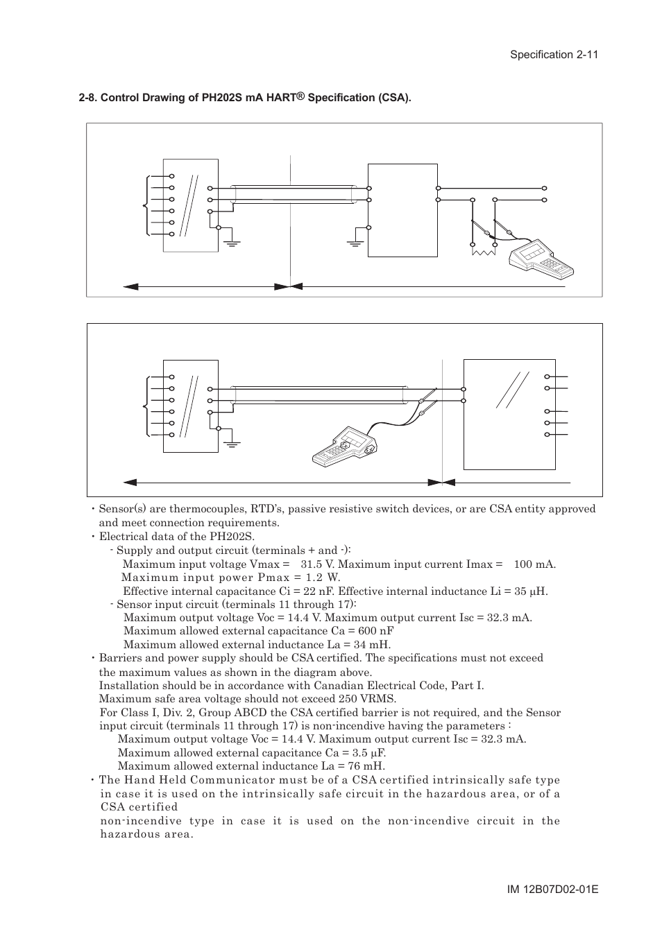 Yokogawa EXA PH202 2-Wire pH/ORP Analyzer User Manual | Page 24 / 138