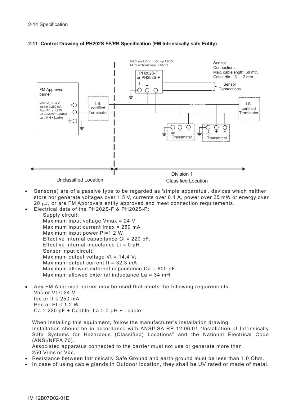 Yokogawa EXA PH202 2-Wire pH/ORP Analyzer User Manual | Page 27 / 138