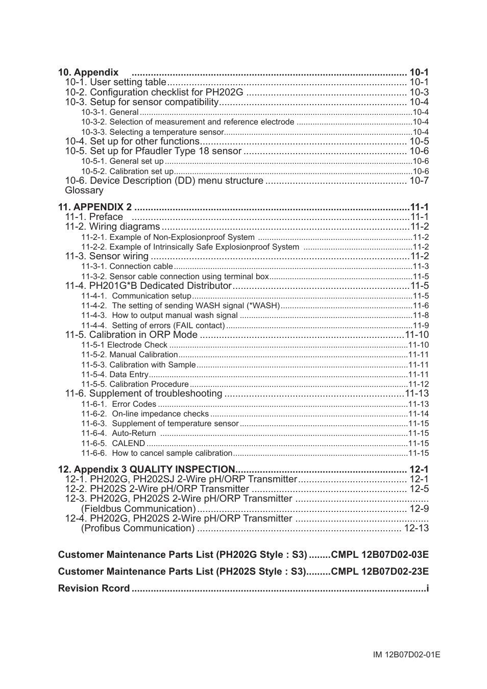 Yokogawa EXA PH202 2-Wire pH/ORP Analyzer User Manual | Page 4 / 138