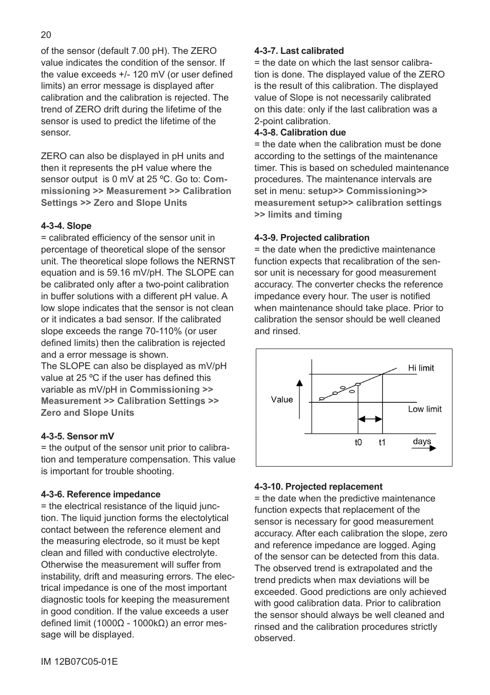 3-4. slope | Yokogawa EXAxt PH450 4-Wire Analyzer for pH and ORP User Manual | Page 28 / 69