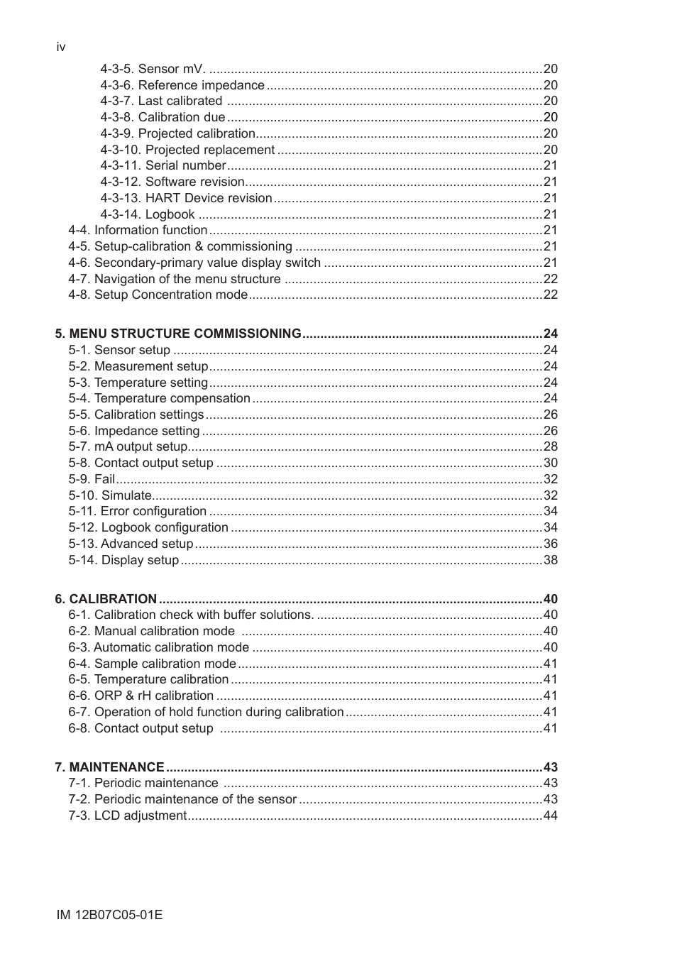 Yokogawa EXAxt PH450 4-Wire Analyzer for pH and ORP User Manual | Page 6 / 69