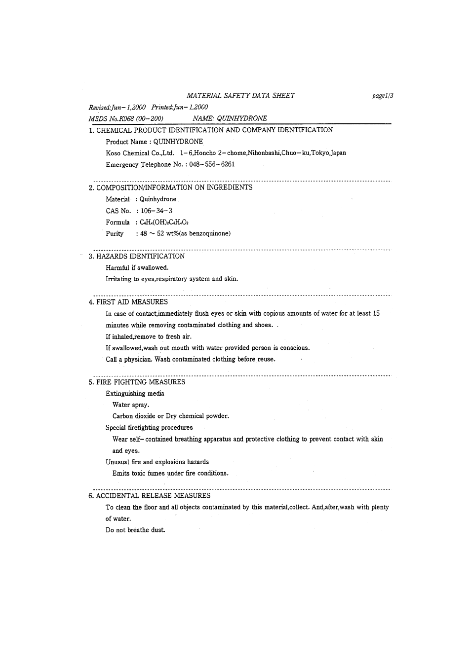 Yokogawa PH72 Personal pH/ORP Meter User Manual | Page 101 / 108