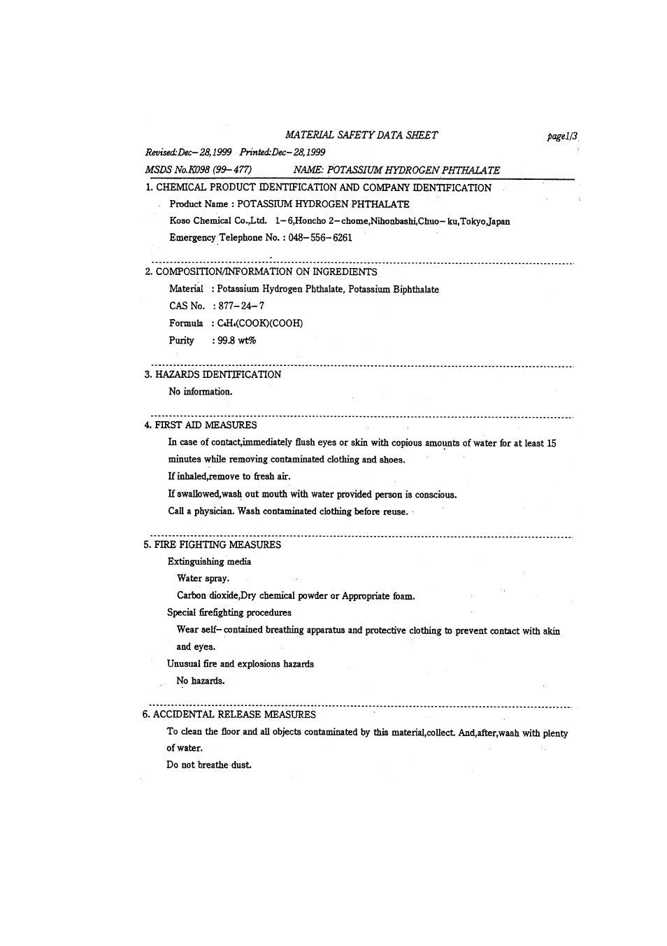 Yokogawa PH72 Personal pH/ORP Meter User Manual | Page 104 / 108