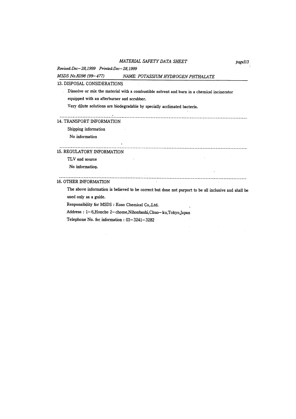 Yokogawa PH72 Personal pH/ORP Meter User Manual | Page 106 / 108
