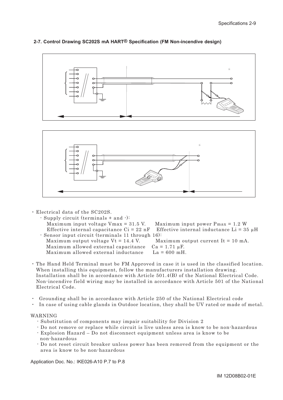 Yokogawa EXA SC202 2-Wire Conductivity Transmitter/Analyzer User Manual | Page 22 / 113