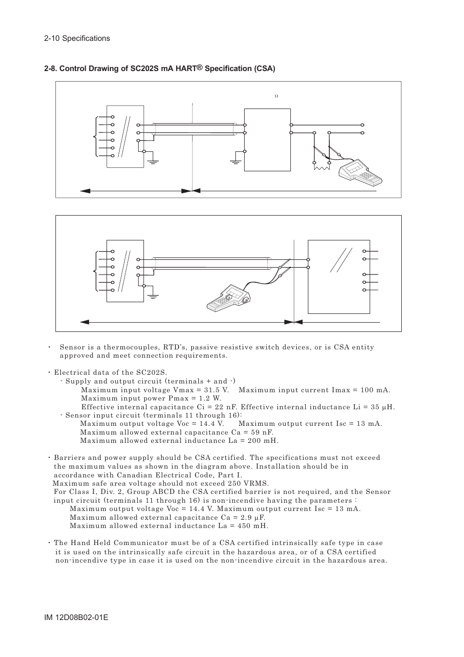 Yokogawa EXA SC202 2-Wire Conductivity Transmitter/Analyzer User Manual | Page 23 / 113