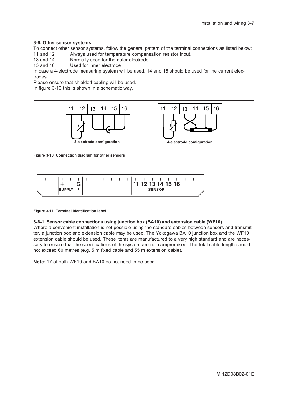 6. other sensor systems | Yokogawa EXA SC202 2-Wire Conductivity Transmitter/Analyzer User Manual | Page 40 / 113
