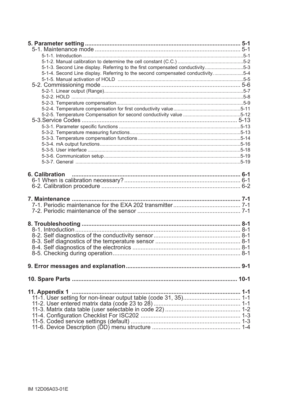 Yokogawa EXA ISC202 2-wire Conductivity Transmitter/Analyzer User Manual | Page 3 / 119