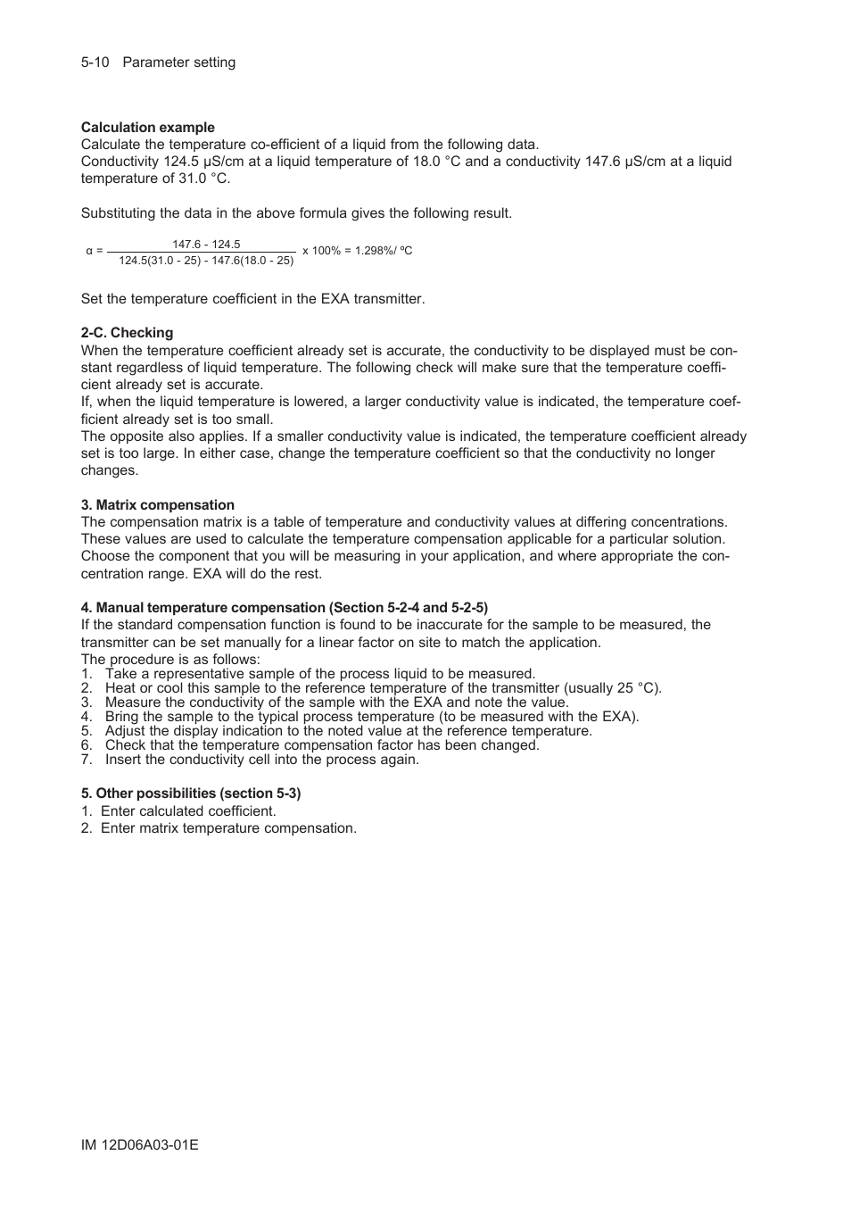 Yokogawa EXA ISC202 2-wire Conductivity Transmitter/Analyzer User Manual | Page 52 / 119