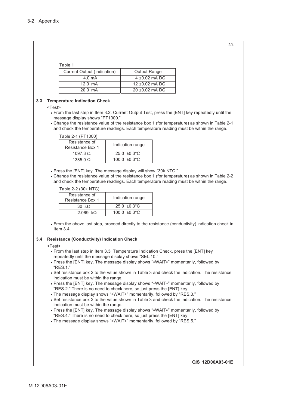 Yokogawa EXA ISC202 2-wire Conductivity Transmitter/Analyzer User Manual | Page 94 / 119