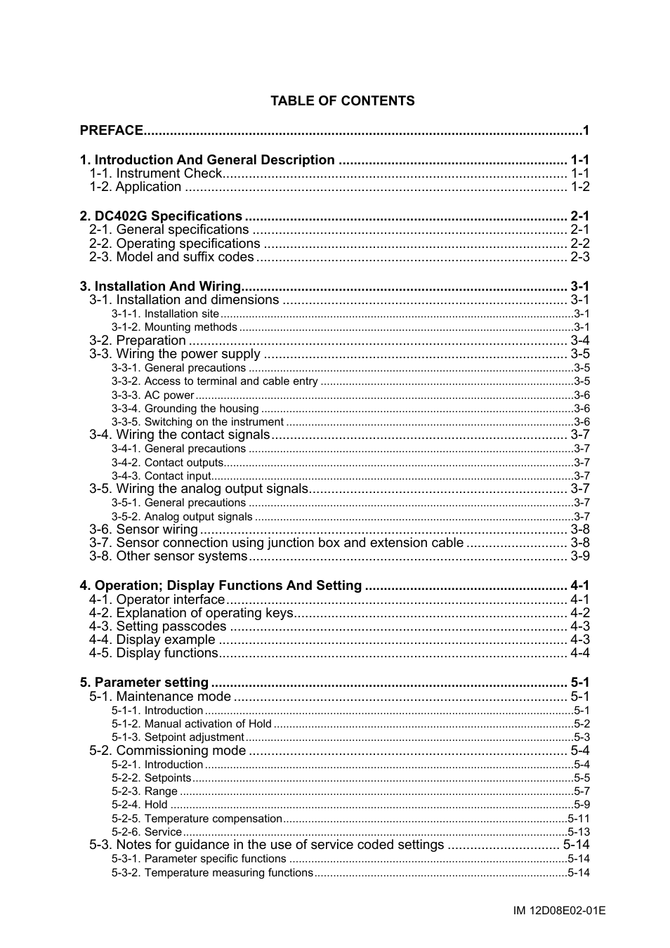 Yokogawa EXA DC402 Dual-Channel Conductivity Analyzer User Manual | Page 4 / 80