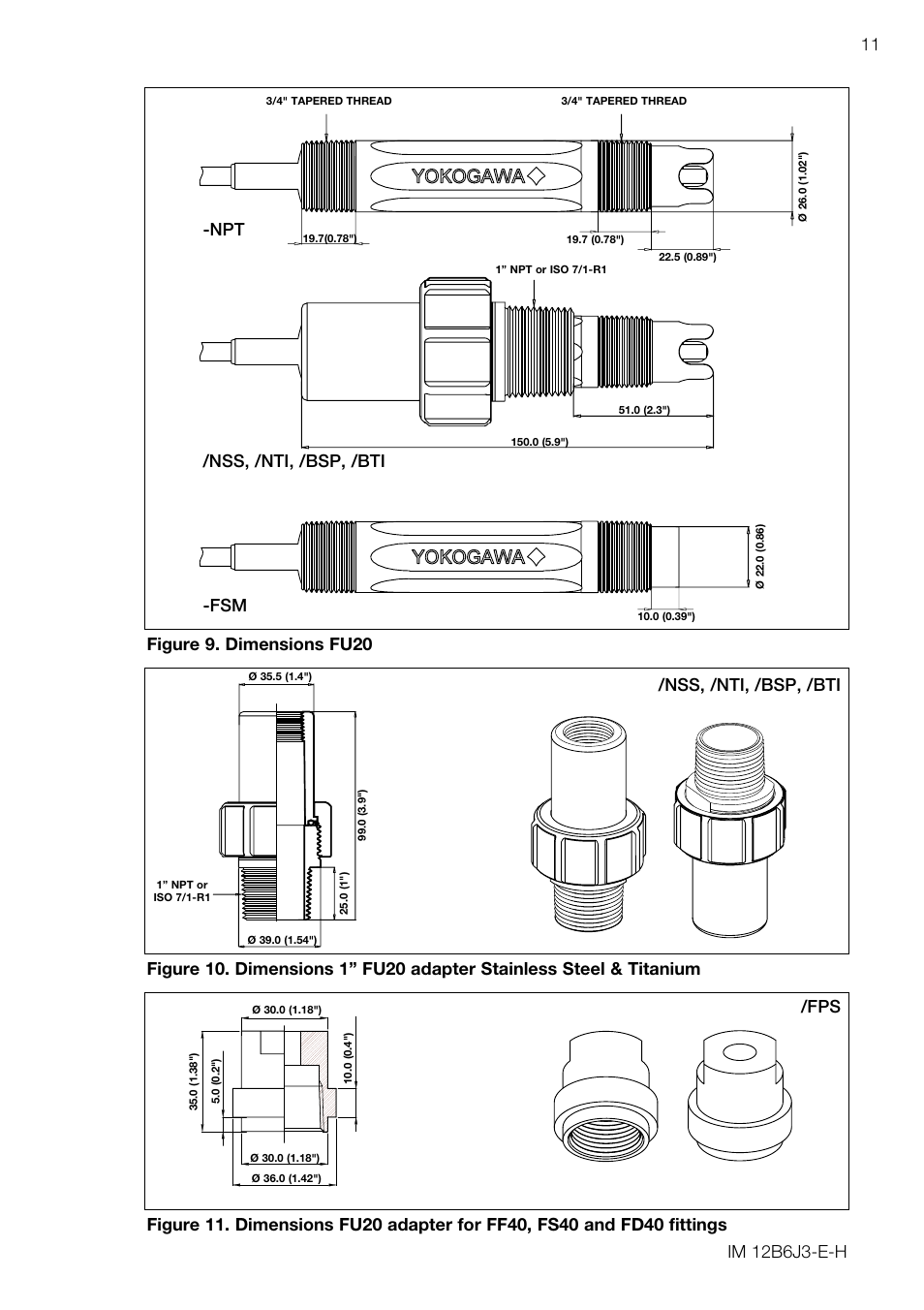 Yokogawa FU20/PH20 All-in-One pH/ORP Sensor User Manual | Page 15 / 20