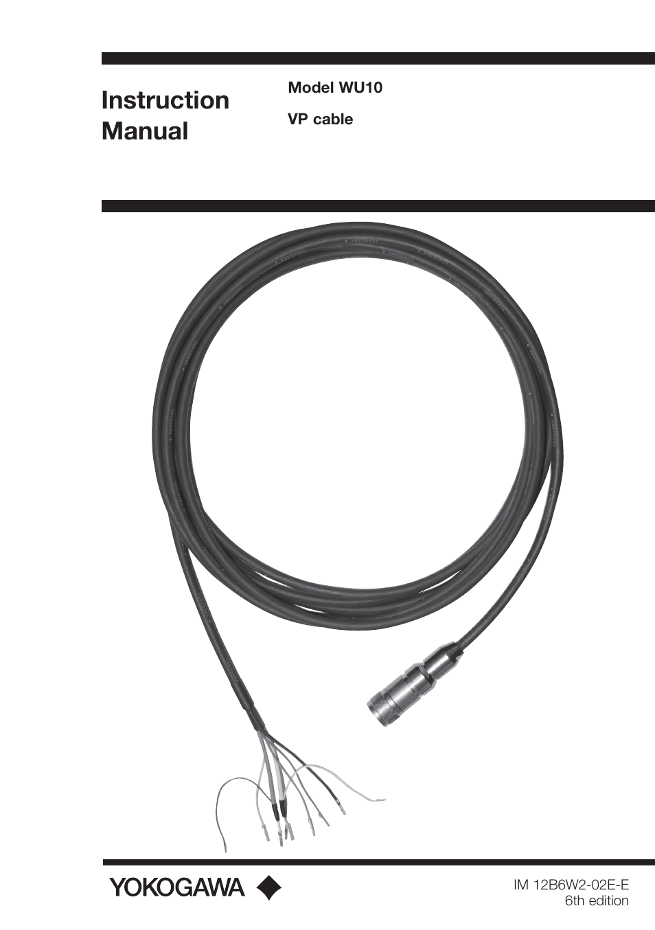Yokogawa SC24V Differential pH ORP Electrode User Manual | 12 pages