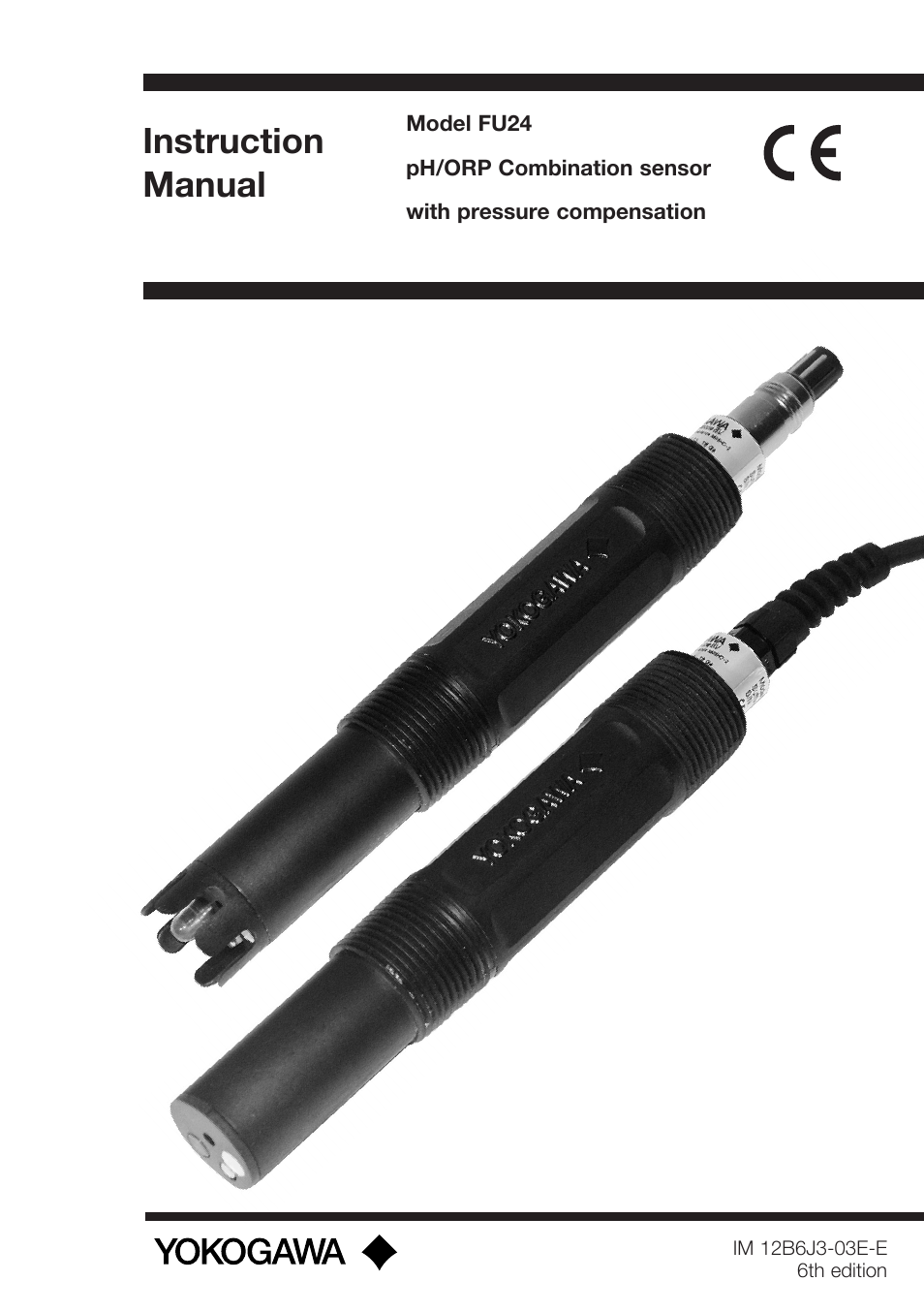 Yokogawa FU24 All-in-One pH/ORP Sensor User Manual | 20 pages