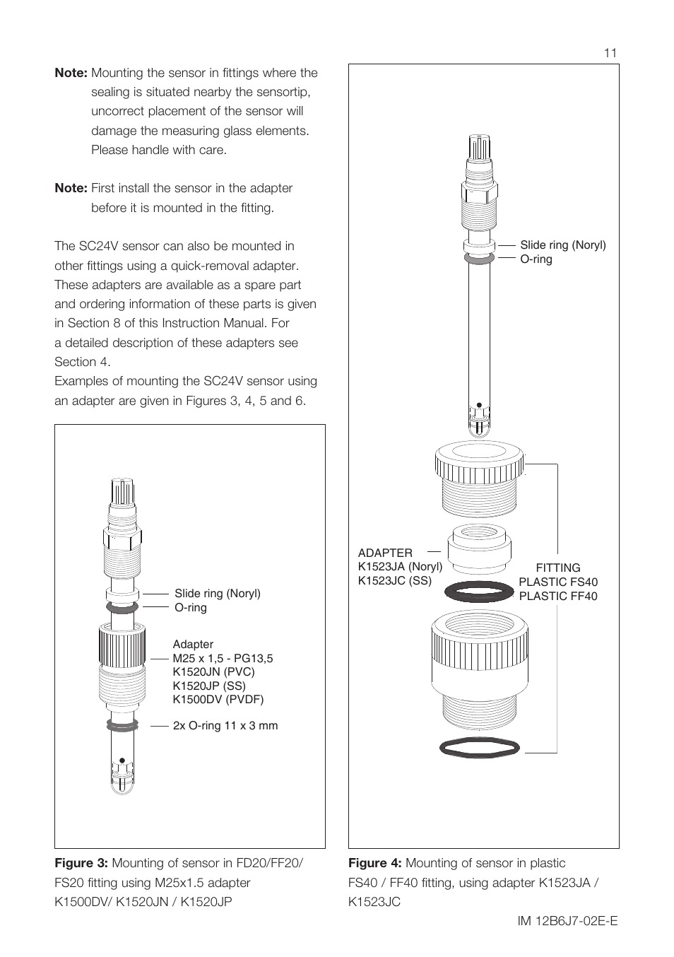 Yokogawa SC24V Differential pH ORP Electrode User Manual | Page 11 / 20