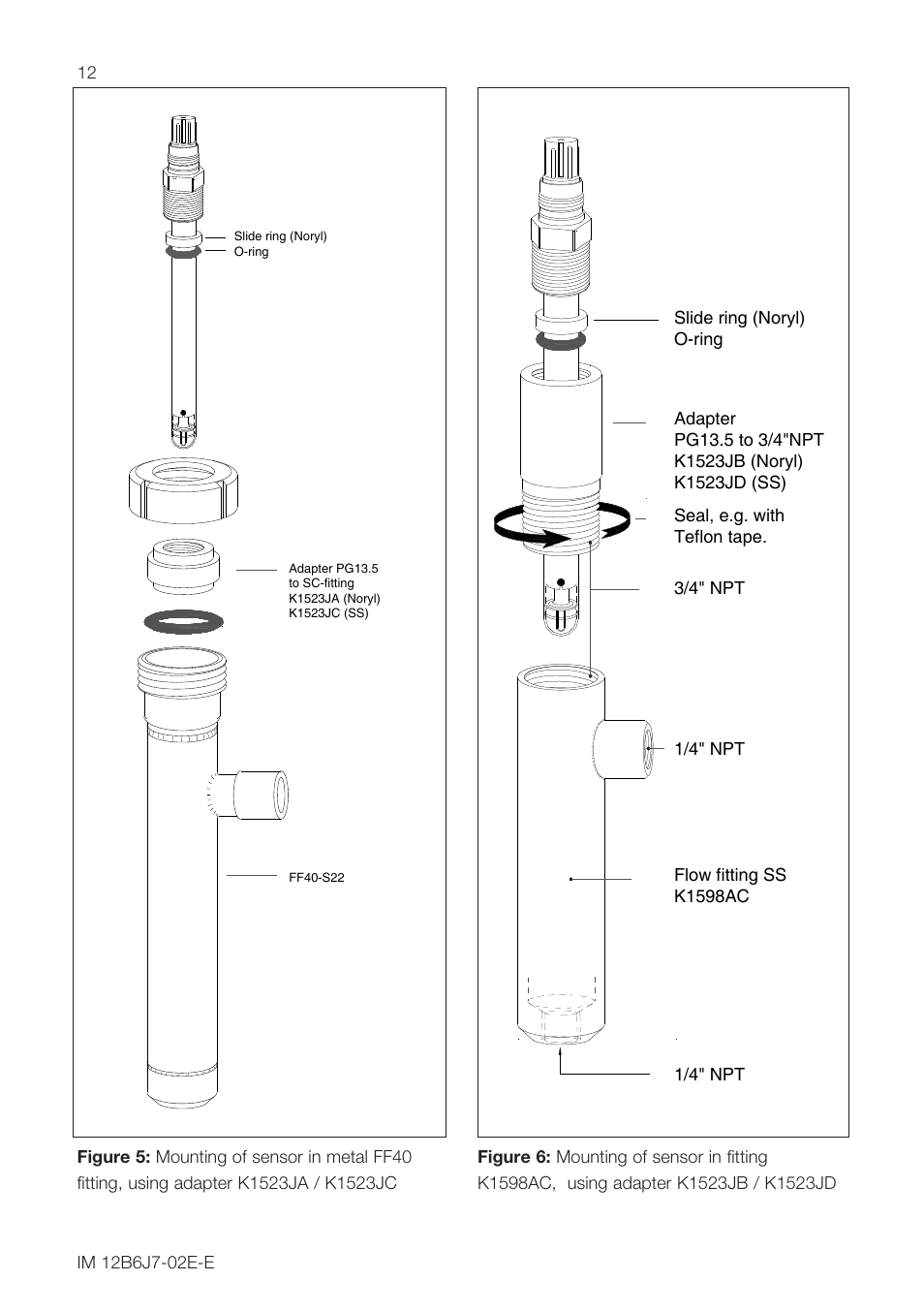 Yokogawa SC24V Differential pH ORP Electrode User Manual | Page 12 / 20