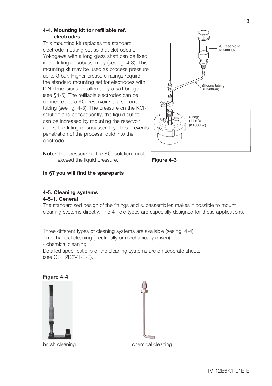 Yokogawa FS20 Fittings for pH and ORP User Manual | Page 15 / 28