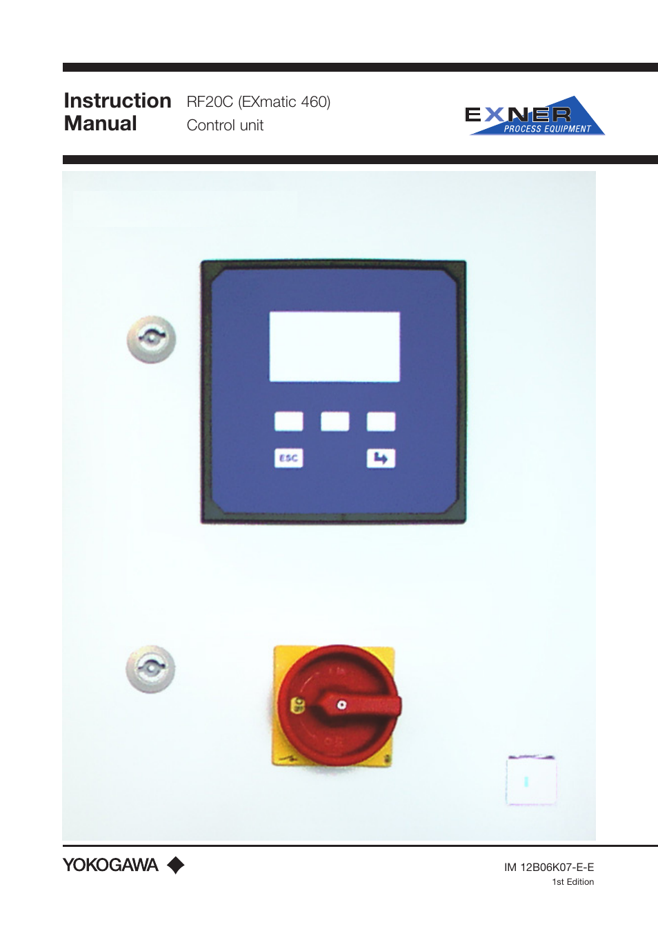 Yokogawa Pneumatic Retractables RF20H User Manual | 20 pages