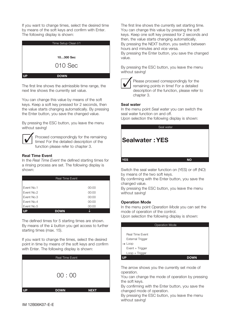 010 sec, Sealwater : yes | Yokogawa Pneumatic Retractables RF20H User Manual | Page 14 / 20