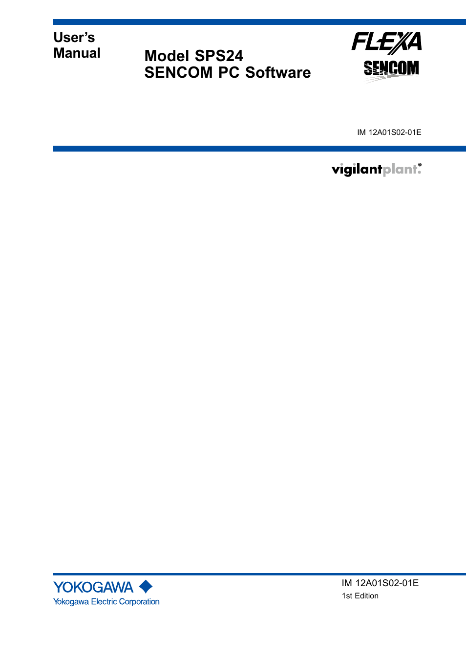 Yokogawa SPS24 User Manual | 35 pages