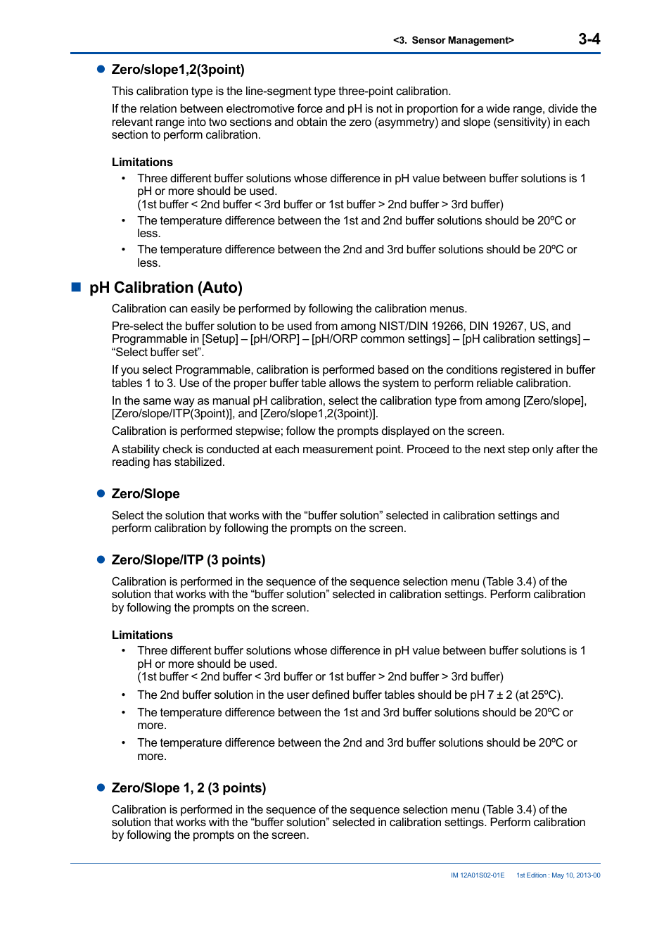 Nph calibration (auto) | Yokogawa SPS24 User Manual | Page 21 / 35