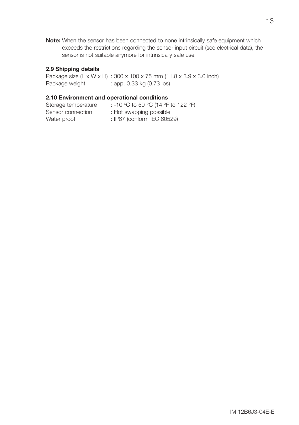 Yokogawa FU20F User Manual | Page 13 / 24